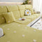 Floral Embroidered Fleece Sofa Anti-Scratch Stretch Couch Cover