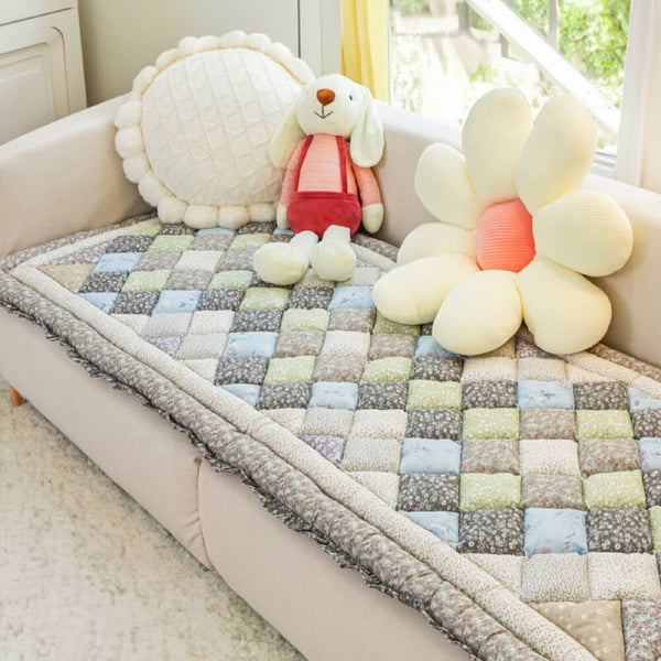 Cubierta de sofá protectora de algodón puro de algodón puro floral