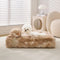 Fluffy Plush Comfortable Deep Sleep Dog Pillow Bed