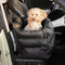 Full Leather Dog Pet Car Seat Bed - Fort - FUNNYFUZZY