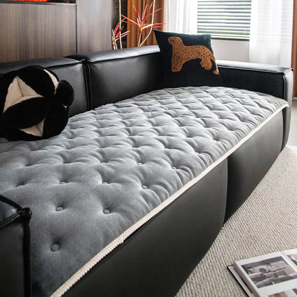 Protección de cuero vintage cubierta de sofá sin deslizamiento