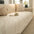 Cool Touch Ice Silk Minimalist Style with Braided Edge Couch Cover
