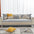 All Seasons Water-Resistant Colorblock Anti-Slip Couch Cover for Pets and Kids