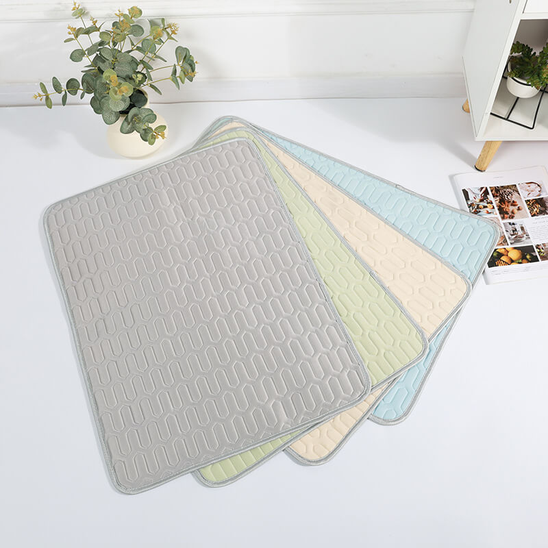 Enfriando lavable sin deslizamiento de hielo transpirable perros de seda y colchoneta de gato