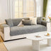 Embossed Geometric Pattern Soft Plush Quilted Non-Slip Couch Cover