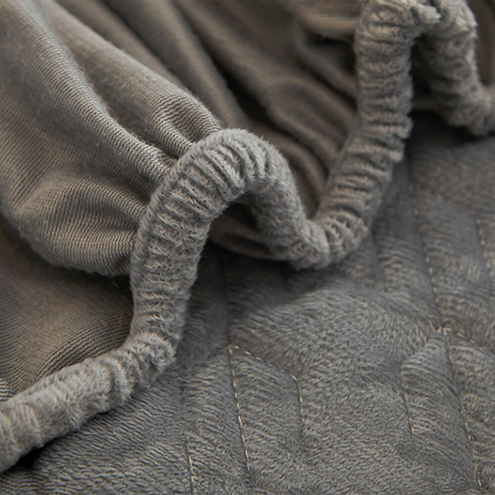 Luxurious Crystal Velvet Borded Borded Bylip Sede Waret Russ con falda de cama