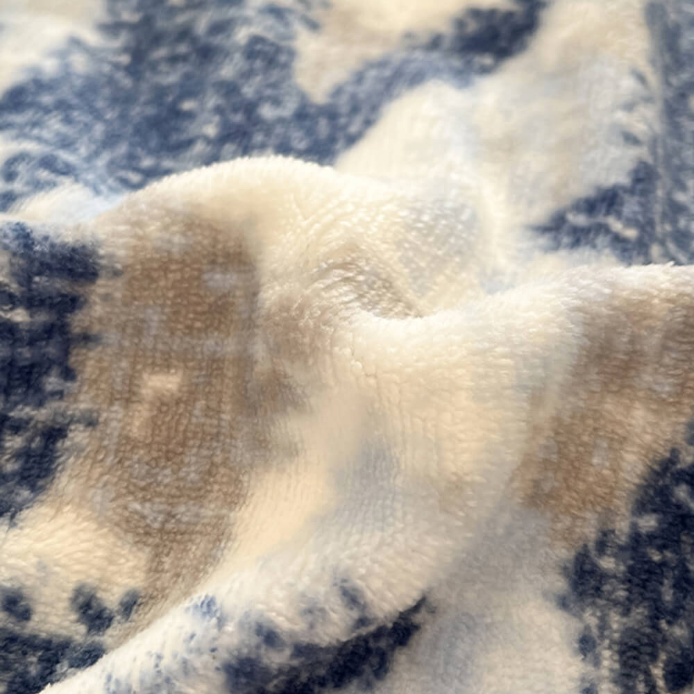 Línea Art Milk Velvet Capa de ropa de cama tibia Reta de sábana