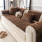 Luxury Fluffy Fluffy Plush engrosado cómodo cubierta de sofá sin deslizamiento