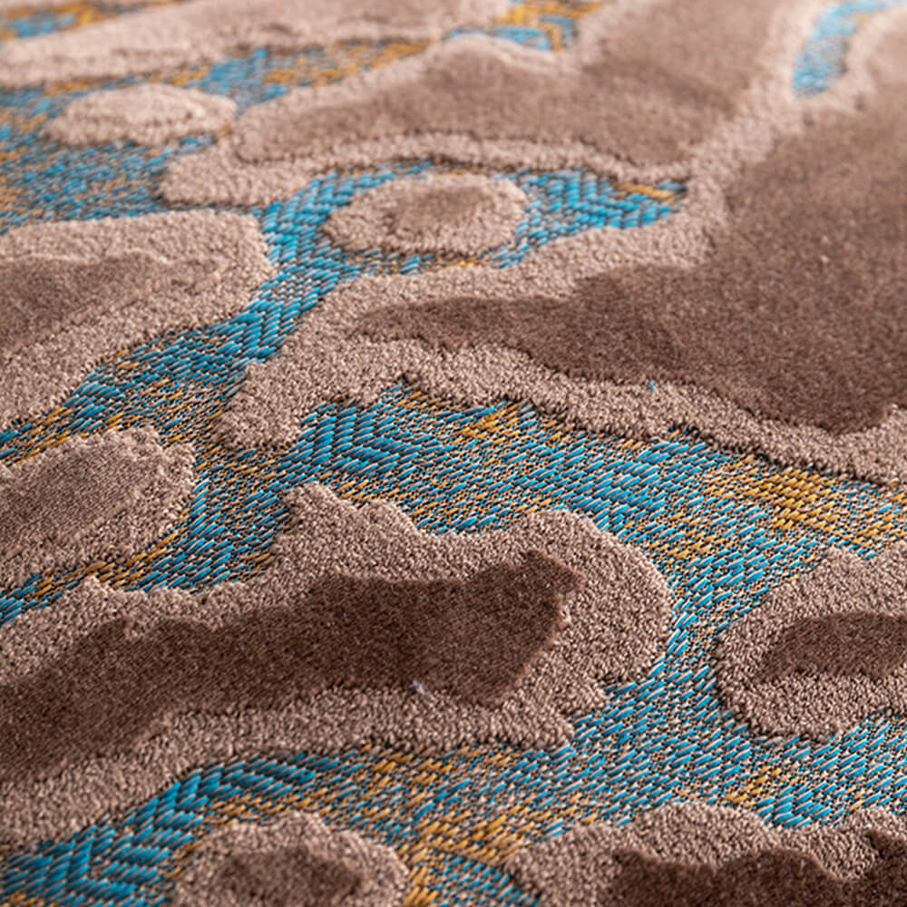 Almohada de sofá de terciopelo de lujo Jacquard Cut Home