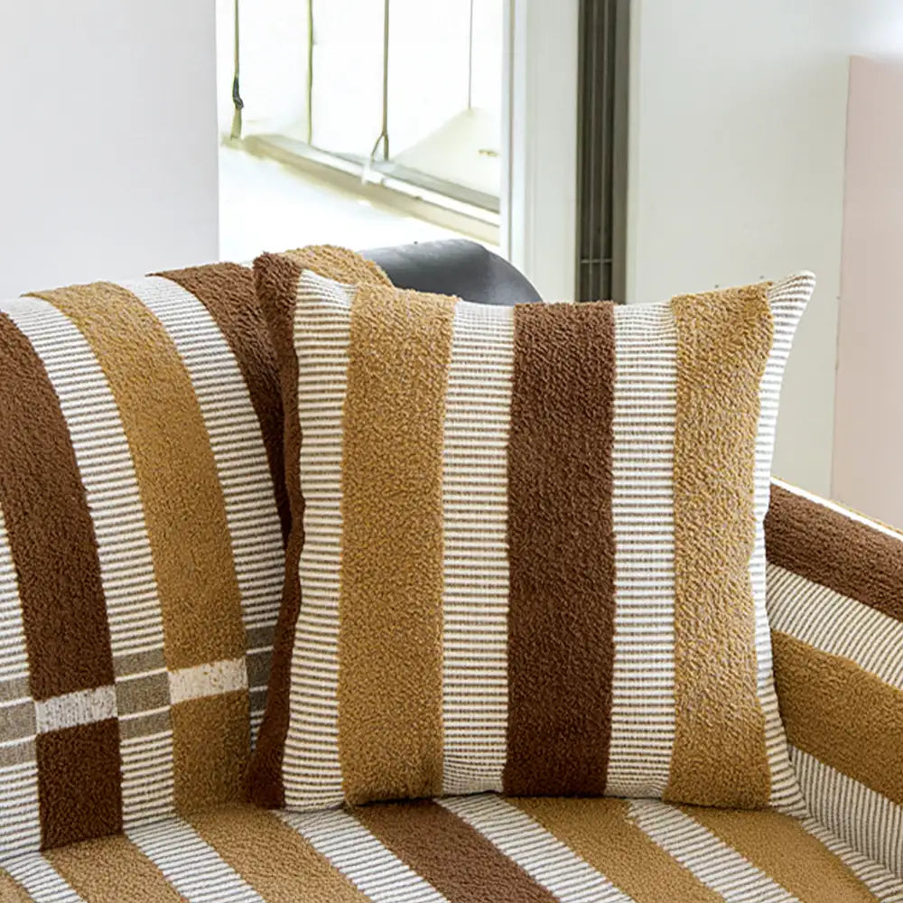 Mid-Century Modern Chenille Scratch-Resistant Furniture Protection Non-Slip Couch Cover