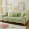 Modern Comfortable Faux Rabbit Fur Anti-Slip Couch Cover