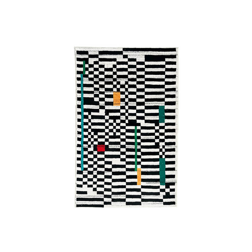 Alfombra de sala de estar minimalista moderna alfombra suave y elegante