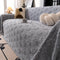 Plush Paw-Patterned Soft Sofa Protector Throw Couch Cover