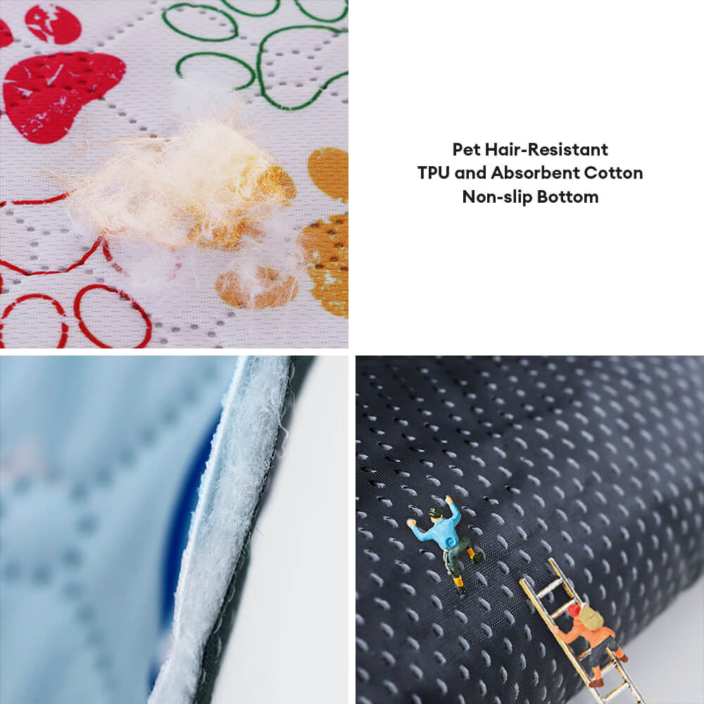 Imprimir cubierta de asiento para perros antideslizante impermeable