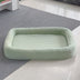 Cama para perros ovalado para toda la temporada de lavable para enfriamiento de enfriamiento suave