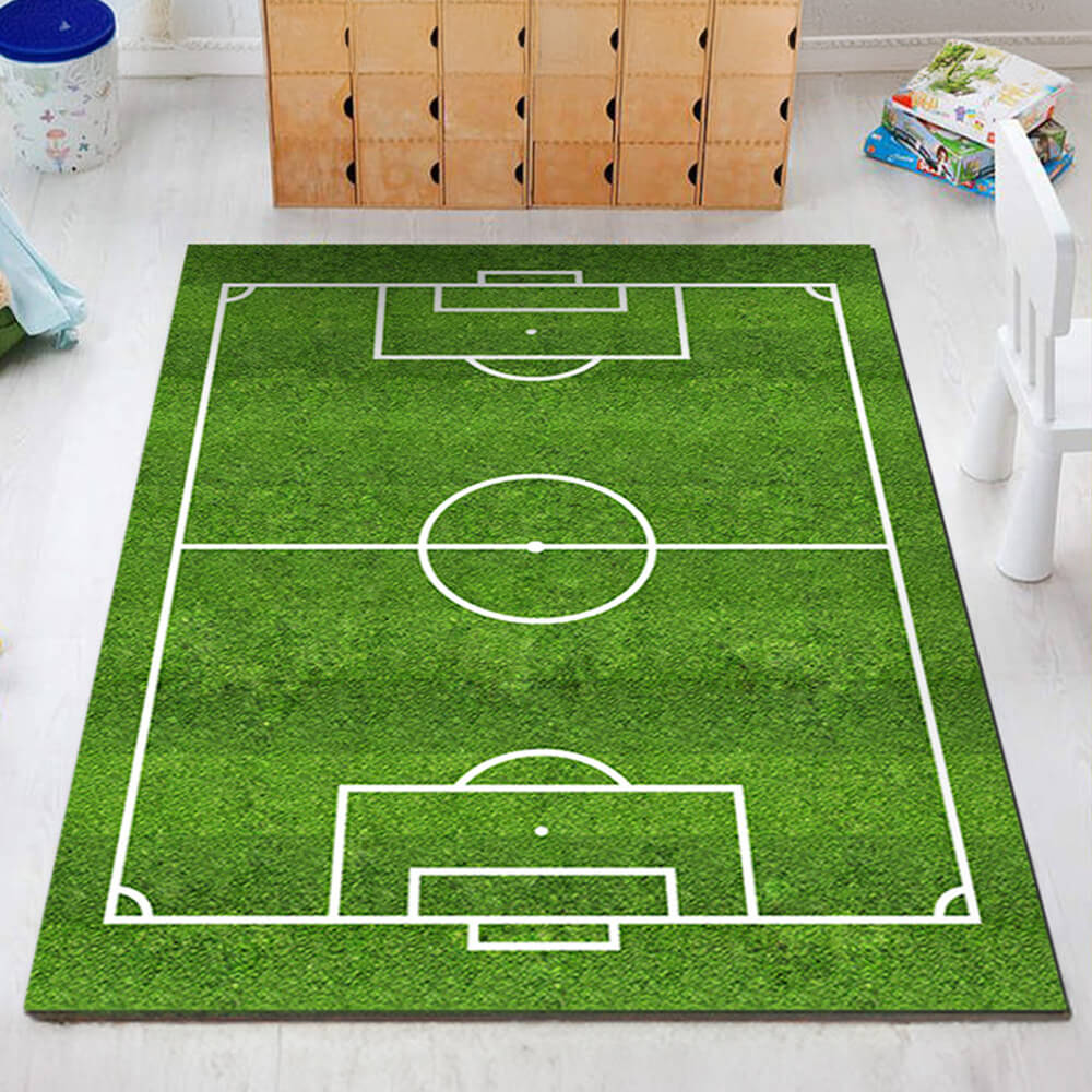 Serie Sports Anti-Slip Rug de decoración del hogar resistente a los rasguños