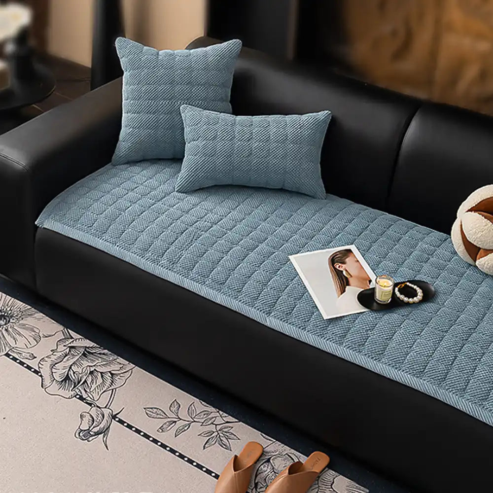 Cortura de tela antideslizante cuadrada para mascotas que fallan con la cubierta del sofá sin deslizamiento