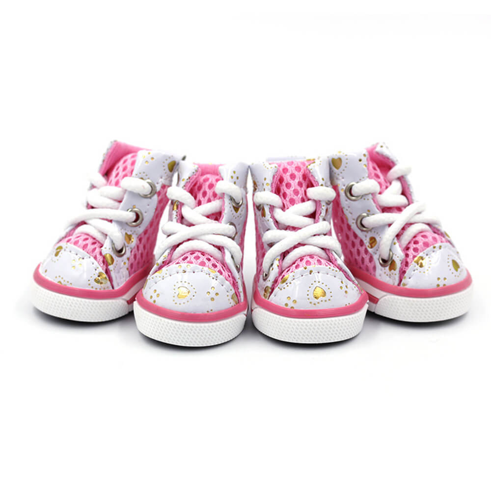 Zapatillas deportivas de perros de malla de malla transpirable de moda.