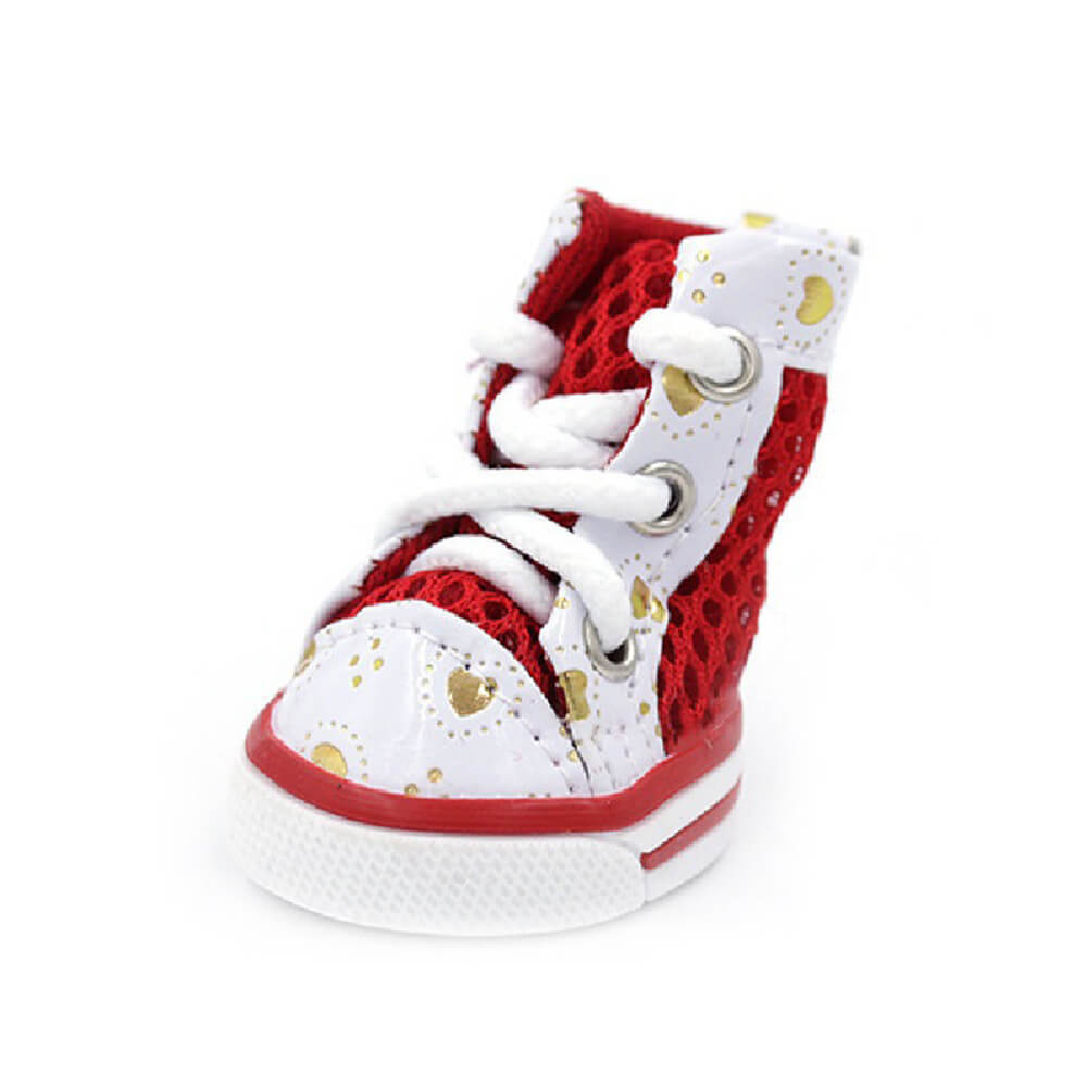 Zapatillas deportivas de perros de malla de malla transpirable de moda.