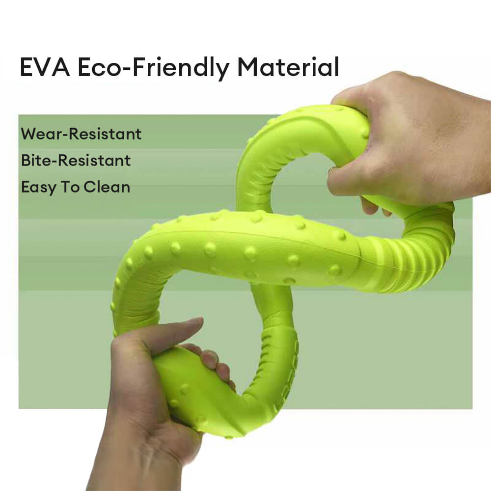 Anillo de guerra Toy de perro interactivo flexible y ligero de anillo de guerra