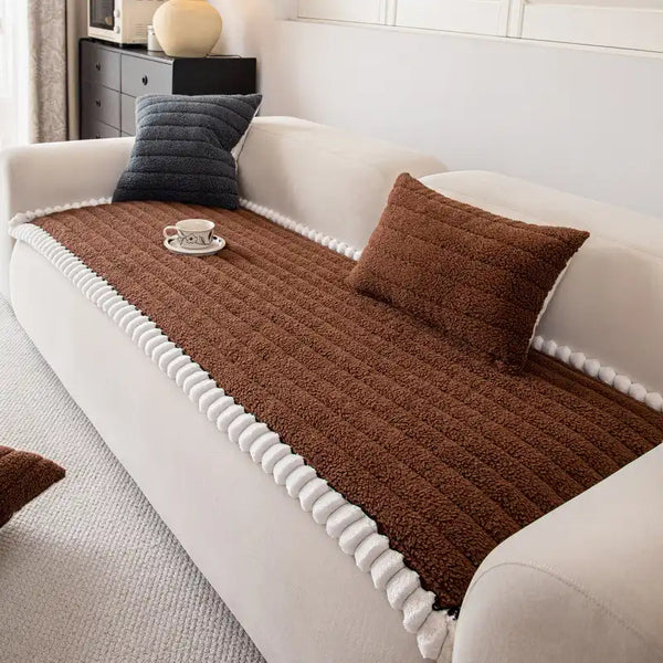 Warm Thick Comfortable Sofa Decoration Non-slip Couch Cover