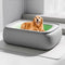 Waterproof Non-stick PU Leather Scratch-resistant Full Support Dog Bed