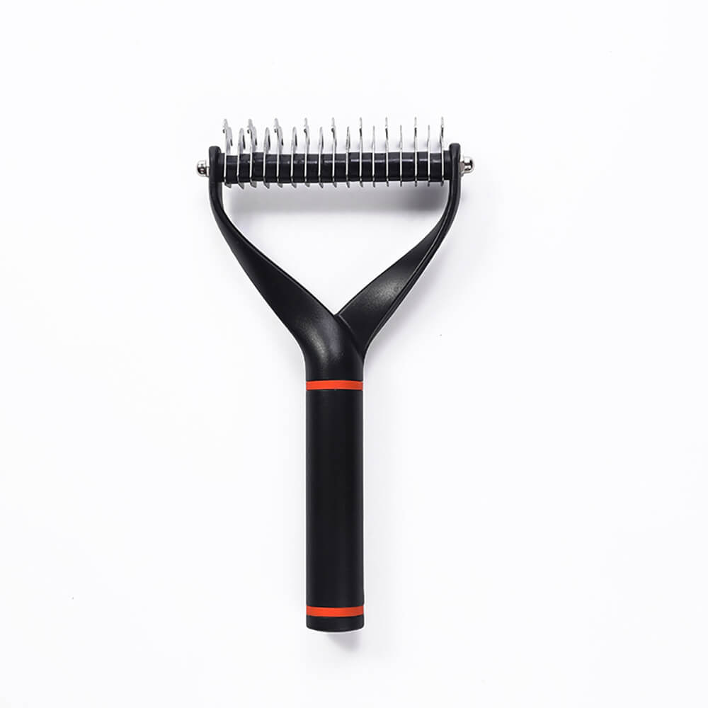 Pet Safe Dematting Comb Rake - Double Sided Blade