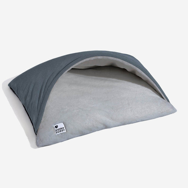 Cama de perros con saco de dormir de cachorros difuso extremadamente suave