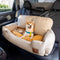 Travel Bolster Safety Medium Large Dog Car Back Seat Bed - FUNNYFUZZY