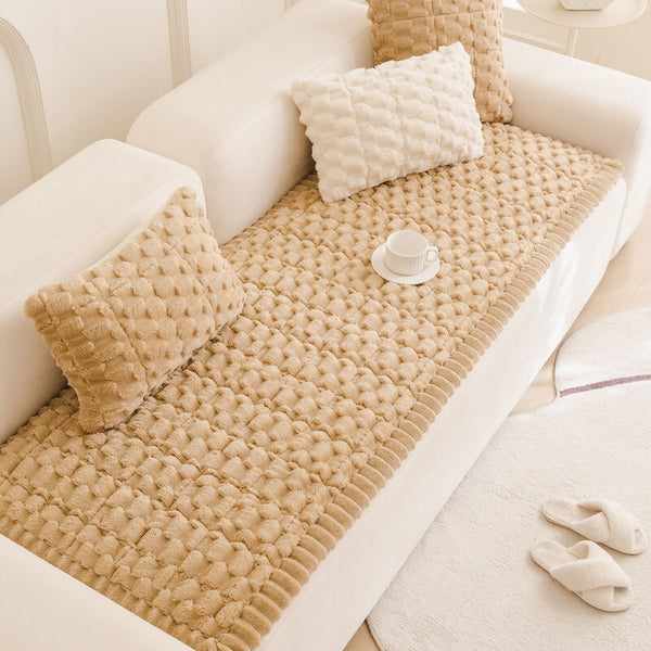 Cubierta del sofá de la alfombra del sofá suave engrosado del sofá decoración del sofá del sofá del sofá engrosado