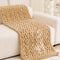 Honeycomb Plush Thickened Soft Sofa Decoration Pet Mat Couch Cover