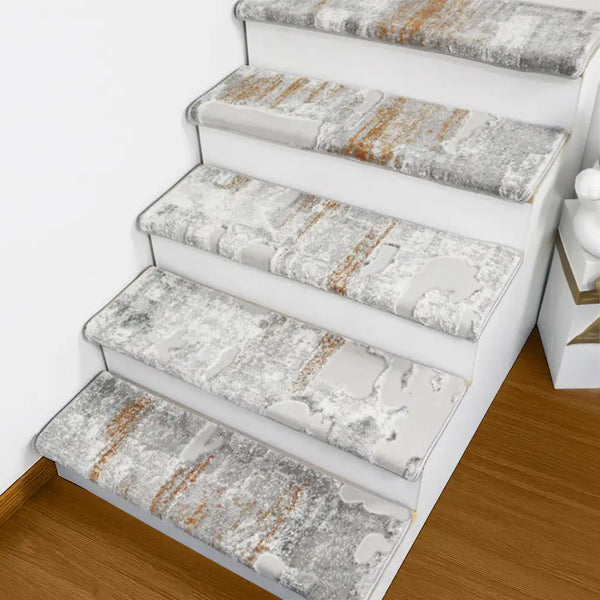 Marble con mechones gruesos y suaves bullnose sin bolas de escalera sin deslizamiento