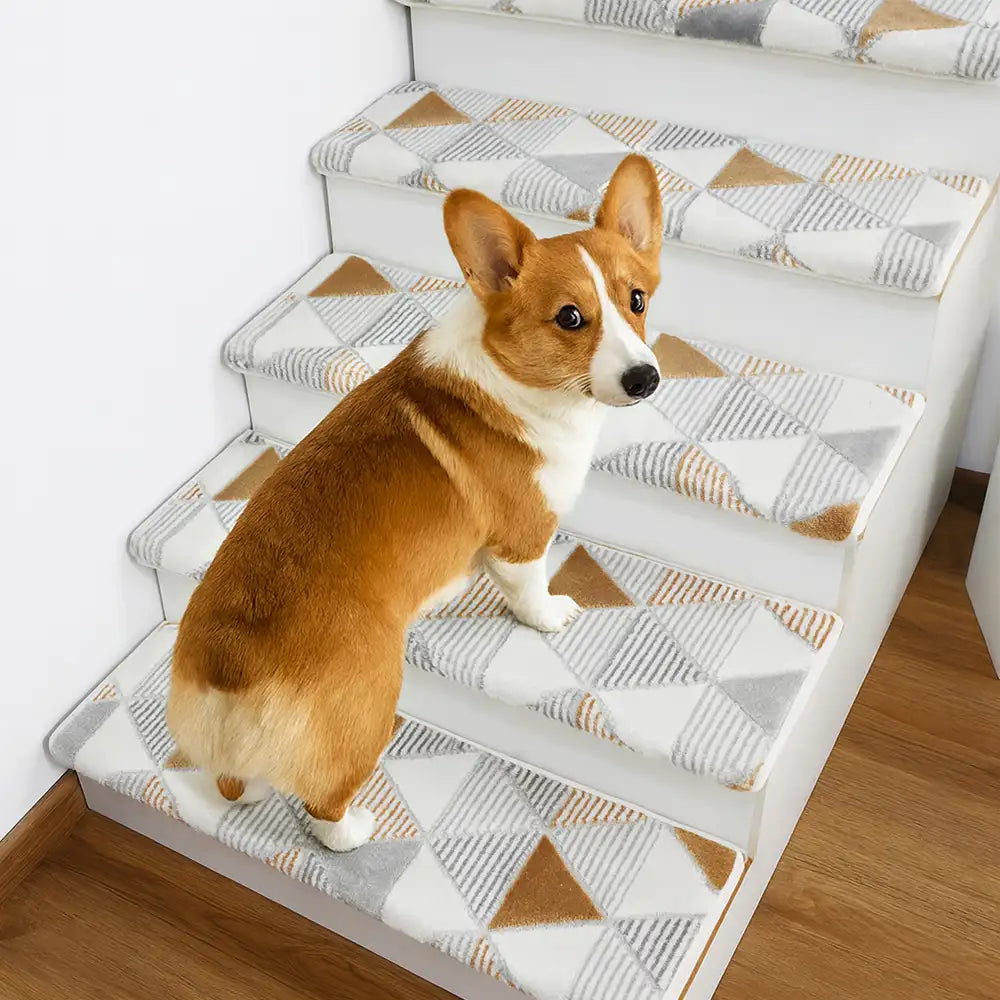 Marble con mechones gruesos y suaves bullnose sin bolas de escalera sin deslizamiento