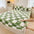 Milk Velvet Checkered Bedding Fitted Sheet Mattress Cover