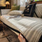 Housse de protection pour meubles en tissu chenille moderne, anti-rayures, antidérapante