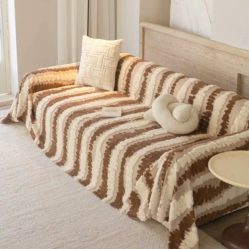 Modern Comfort Plush Multifunctional Blanket Sofa Protection Couch Cover