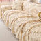 Plush Thickened Geometric Pattern Furniture Blanket Throw Couch Cover