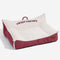 Plush Washable Bolster Dog Sofa Bed - Sweet Creamy