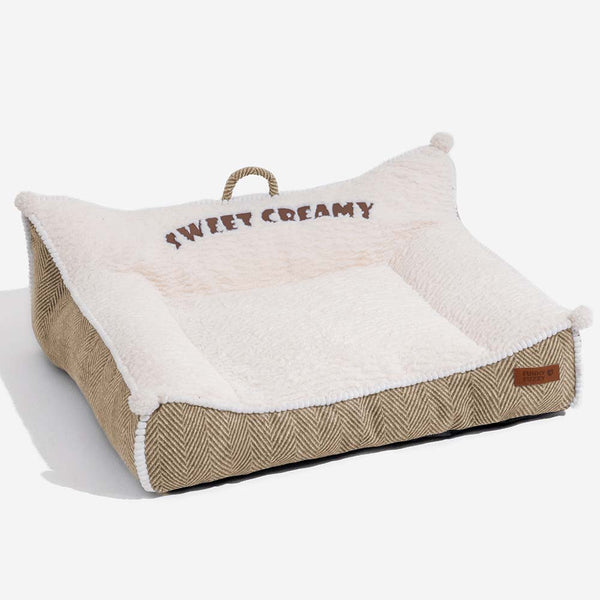 Cama de sofá para perros lavable de lujoso - Sweet Creamy