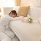 Sólido simple <tc>Color</tc> Funda protectora de sofá de felpa para muebles