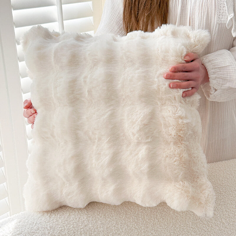 Soft Cushion Reversible Plush Sofa Pillow
