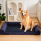 Deluxe Fluffy Full Support Ansieving Larm Bed para perros