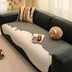 Stylish Irregular Contrast Chenille Scratch-Resistant Non-Slip Couch Cover