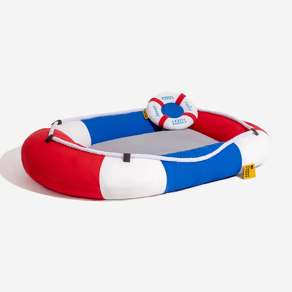 Summer Cooling Waterproof Boat-Shaped Pet Bed or Pillow – Chill Raft