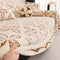 Thickened Jacquard Velvet Leaf Pattern Sofa Decoration Multi-Purpose Blanket Couch Cover