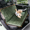 Travel Portable & Waterproof Folding Dog Car Back Seat Bed
