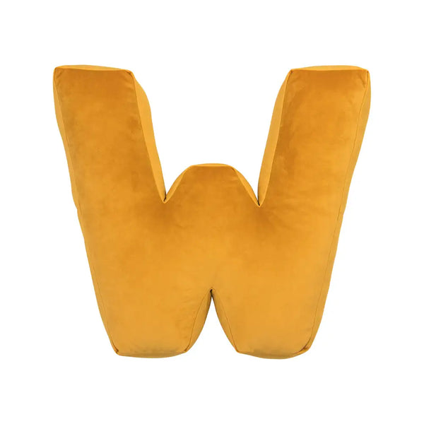 Velvet Letter Hugging Sofa Pillow