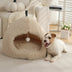 Warm Plush Cozy Hideaway Cat Cave Dog Bed