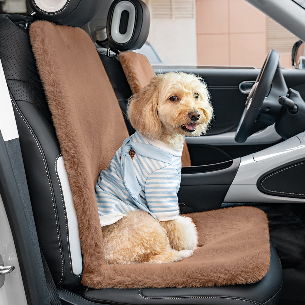 Cubierta de asiento de carro de perro humano de lujoso y lujoso