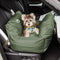 Full Leather Dog Pet Car Seat Bed - Fort - FUNNYFUZZY